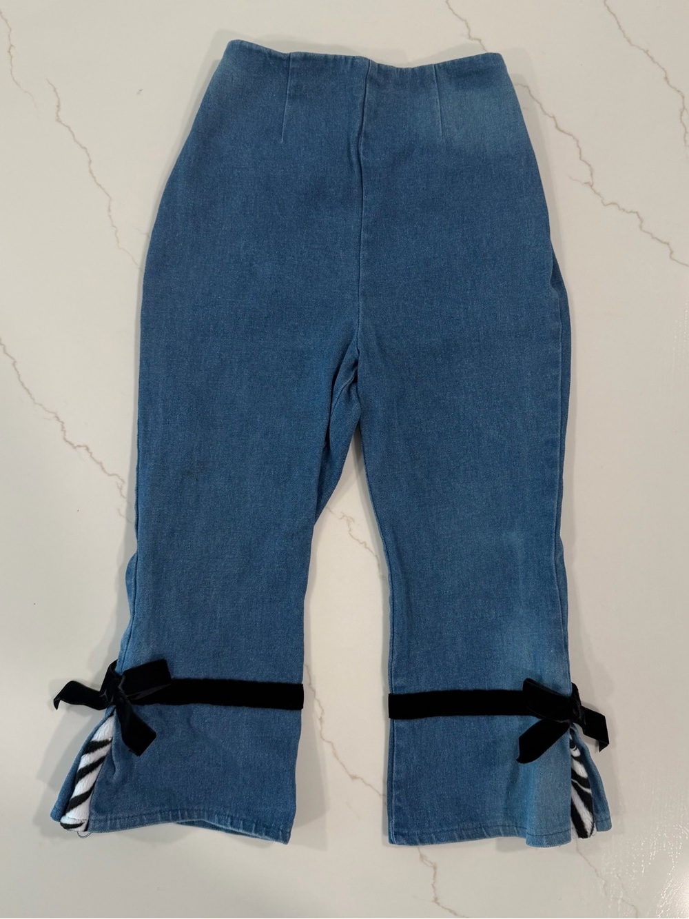 Copper Key Girls' flare Denim Capris